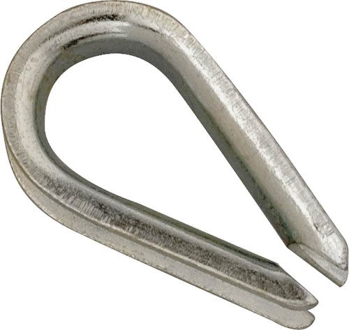 Campbell 3/8 Wire Rope Thimble, Electro-Galvanized