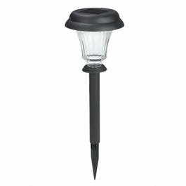 Solar Path Lights, Black, Set of 8