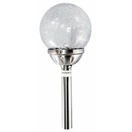 Solar Crackleball Light, Color-Changing, 4.5-In, 3 Lumen