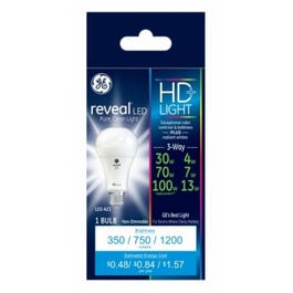 Reveal HD+ LED Light Bulb, 3-Way, 4/7/13-Watts