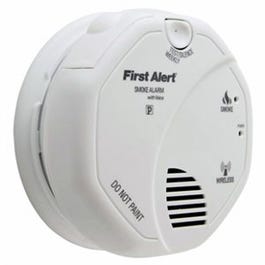 Smoke Alarm, Battery-Operated, Wireless Interconnectable