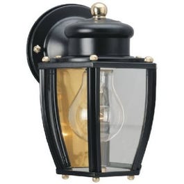 Wall Lantern, Black, 100-Watt Max