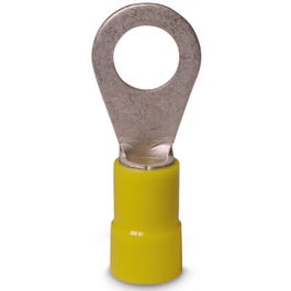 Ring Terminals, Insulated, Solderless, 5/16-3/8 Stud, 50-Pk.