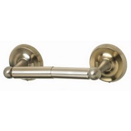 Rounded Toilet Paper Holder, Brushed Nickel