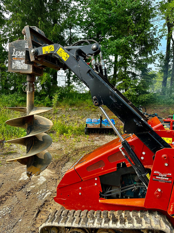 Post Hole Digger Mini Loader Attachment