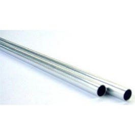 Round Aluminum Tube, .035 x 1/2 x 36-In.