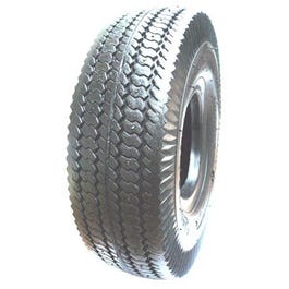 Wheelbarrow Tire, Sawtooth Tread, 4.10/3.50-5 In.