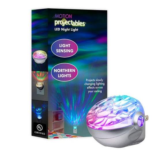 Jasco Projectables Northern Lights Light Sensing LED Night Light