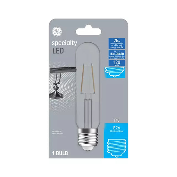 GE Specialty LED 25 Watt Replacement Soft White T10 Specialty Bulb