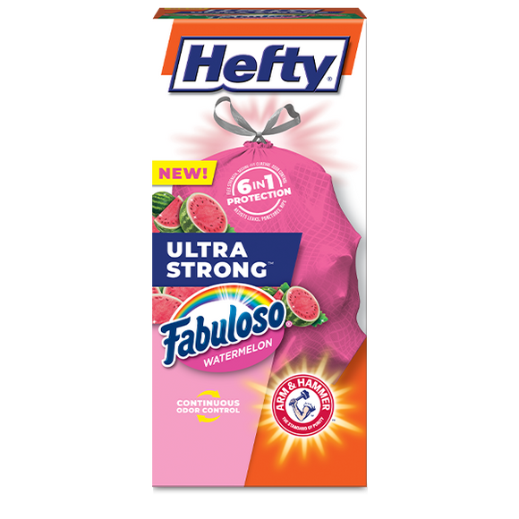 Hefty Ultra Strong Color Series Kitchen Trash Bags