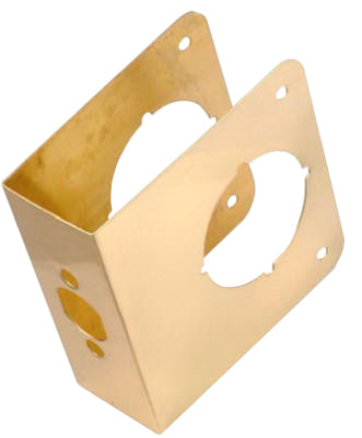 Belwith Stainless Steel Door Reinforcer, 4-1/2 x 1-3/4 In. Thick