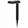 Fusion Bright Solar Stake Light Black Plastic 100 Lumens