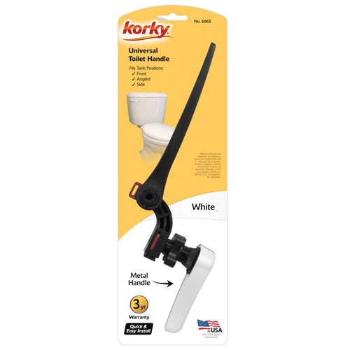 Korky Toilet Flush Handle White