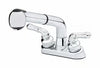 Homewerks Pullout Two Handle Chrome Laundry Faucet