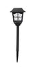 Fusion Black Plastic Square Solar Stake Light