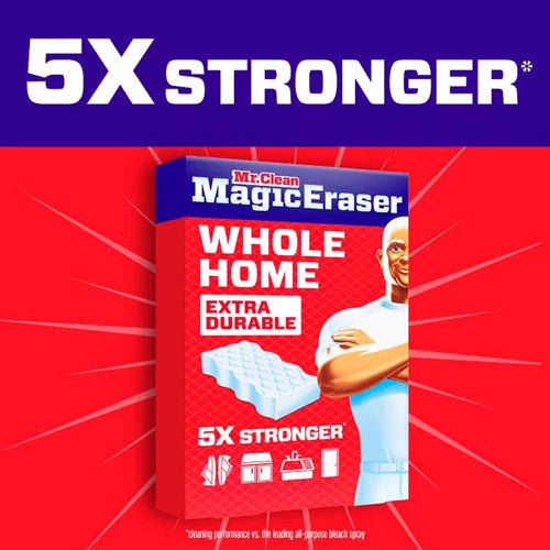 Mr. Clean Magic Eraser Sponge, All Purpose Cleaner, Cleaning Eraser, Whole Home Extra Durable