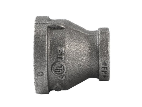 B&K Industries 1-1/4-in x 3/4-in FIP Black Iron Reducing Coupling - Bulk