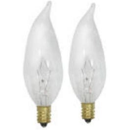 Decorative Incandescent Light Bulb, Clear, 60-Watts, 120-Volt, 4-Pk.