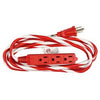 Extension Cord, Candy Cane Colors, Indoor/Outdoor, 16/3, 10-Ft.