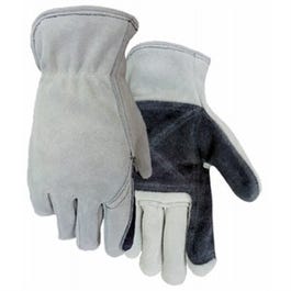 Fencing Work Gloves, Split Leather, Men's M