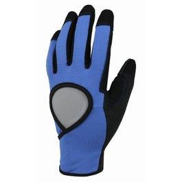 High-Performance Work Gloves, Synthetic Leather, Spandex Shell, Women's Large