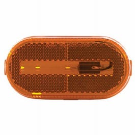 LED Trailer Clearance Light, Oval Amber, 4-1/8 x 2-In.