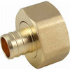 Pipe Fitting, PEX Swivel Adapter, 3/4 x 1-In. FNPT