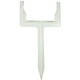 Poly Downspout Post, White, 11 x 5-In.
