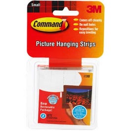 8-Count Small Picture Hanging Strip