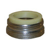 Aerator Adapter Fits Kohler & Central, Chrome-Plated, 13/16 x 27 Male Thread x 55/64-In. x 27 Male Thread