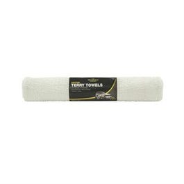 Car Detailing Towel, White Cotton Terry, 14 x 17-In., 3-Pk.