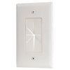 Pass-Thru Wall Plate, White