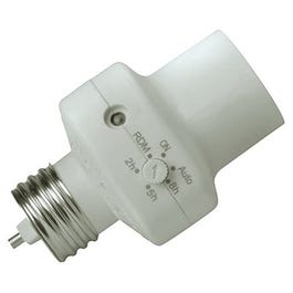 Light Control Socket With Programmable Timer, Indoor Only