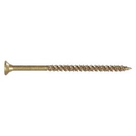 Power Pro Wood Screws, Self-Drilling, Bronze Ceramic, 3.5-In. x #10, 1-Lb.