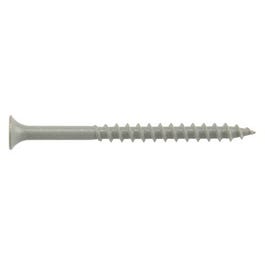 Fas-N-Tite Exterior Wood Screws, Gray Ceramic, 2-In. x #8, 5-Lbs.