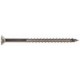 Power Pro Wood Screws, Flat Countersunk Head, Stainless Steel, #8 x 2-In., 25-Pk.