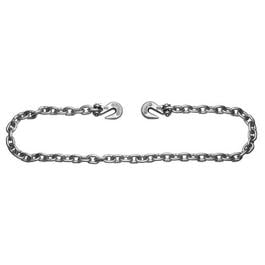 Binder Chain, Clevis Hook, 3/8-In. x 20-Ft.