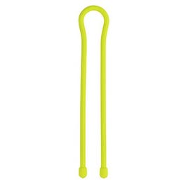 Gear Ties, Neon Yellow, 18-In., 2-Pk.