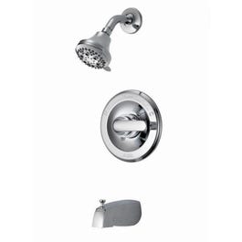 Monitor Single-Handle Tub/Shower Faucet + Showerhead, Chrome