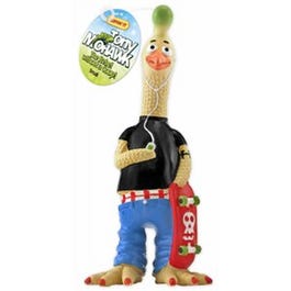 Dog Toy, Tony Mohawk Latex Chicken, Small