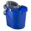 Mop Bucket with Wringer, Blue Oval, 15-Qt.