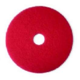 Buffer Floor Pad, 5100, Red, 17-In.