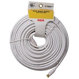 100-Ft. White RG6 Coax Cable With 