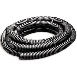 Corrugated Polyethylene Flex Tubing, Gray, 1-In. x 5-Ft.