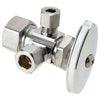 Dual Outlet Stop Valve, 5/8-In. x 3/8-In. x 1/4-In.