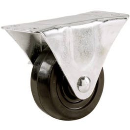 2-1/2-Inch Rubber Rigid Plate Caster