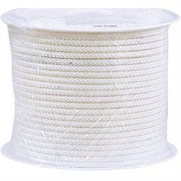 Nylon Starter Cord, Nilo Bonded, White, 11/64-In. x 200-Ft.