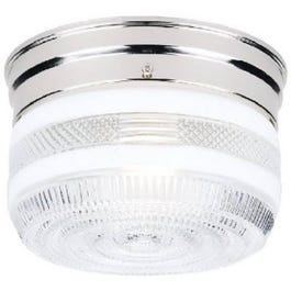 6-3/4-Inch Chrome Ceiling Fixture