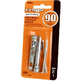 Drywall Toggle Bolts, Self-Drilling, 2-1/8-In., 2-Pk.