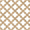 Aluminum Sheet, Decorative Gold Cloverleaf, .020 x 24 x 36-In.